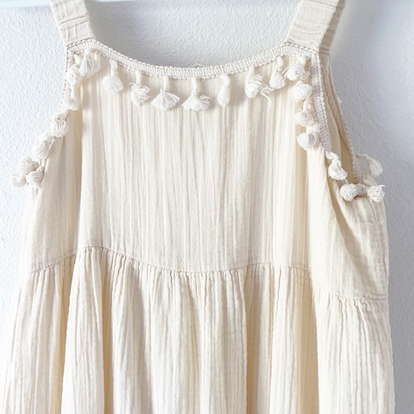 Moon River Tassel Trim Midi Dress size Med - Picture 9 of 13